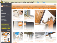 Tablet Screenshot of hout-en-bouwmaterialen.nl